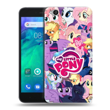 Силиконовый чехол на Xiaomi RedMi Go с принтом My little pony Дружба чудо