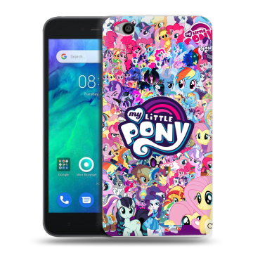 Силиконовый чехол на Xiaomi RedMi Go с принтом My little pony Дружба чудо