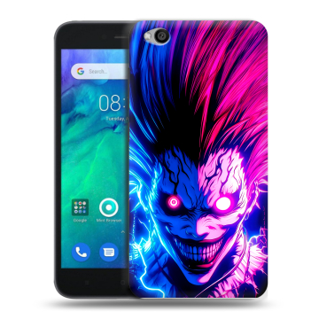 Силиконовый чехол на Xiaomi RedMi Go с принтом Death note Тетрадь смерти