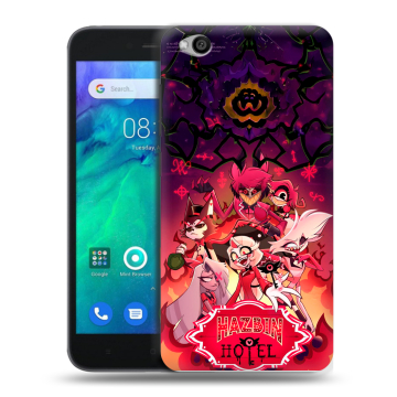 Силиконовый чехол на Xiaomi RedMi Go с принтом Hazbin Hotel Отель Хазбин