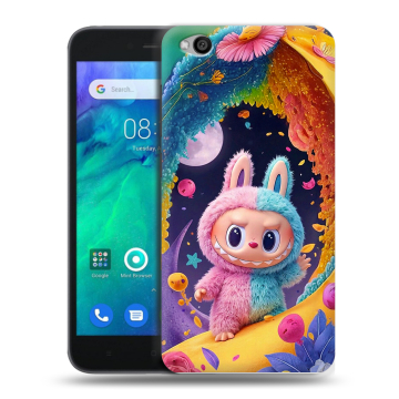 Силиконовый чехол на Xiaomi RedMi Go с принтом Labubu Лабубу