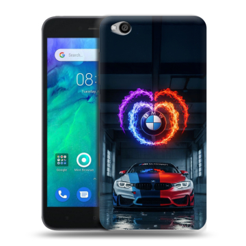 Силиконовый чехол на Xiaomi RedMi Go с принтом BMW БМВ Силиконовый чехол на Xiaomi RedMi Go с принтом BMW БМВ