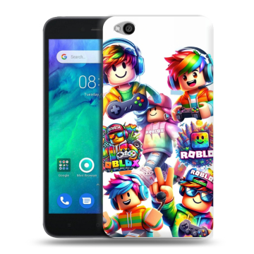 Силиконовый чехол на Xiaomi RedMi Go с принтом Roblox Роблокс Силиконовый чехол на Xiaomi RedMi Go с принтом Roblox Роблокс