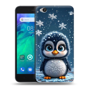 Силиконовый чехол на Xiaomi RedMi Go с принтом Новый год