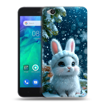 Силиконовый чехол на Xiaomi RedMi Go с принтом Новый год