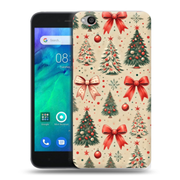 Силиконовый чехол на Xiaomi RedMi Go с принтом Новый год