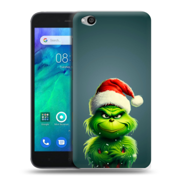 Силиконовый чехол на Xiaomi RedMi Go с принтом Новый год