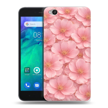 Силиконовый чехол на Xiaomi RedMi Go с принтом женский