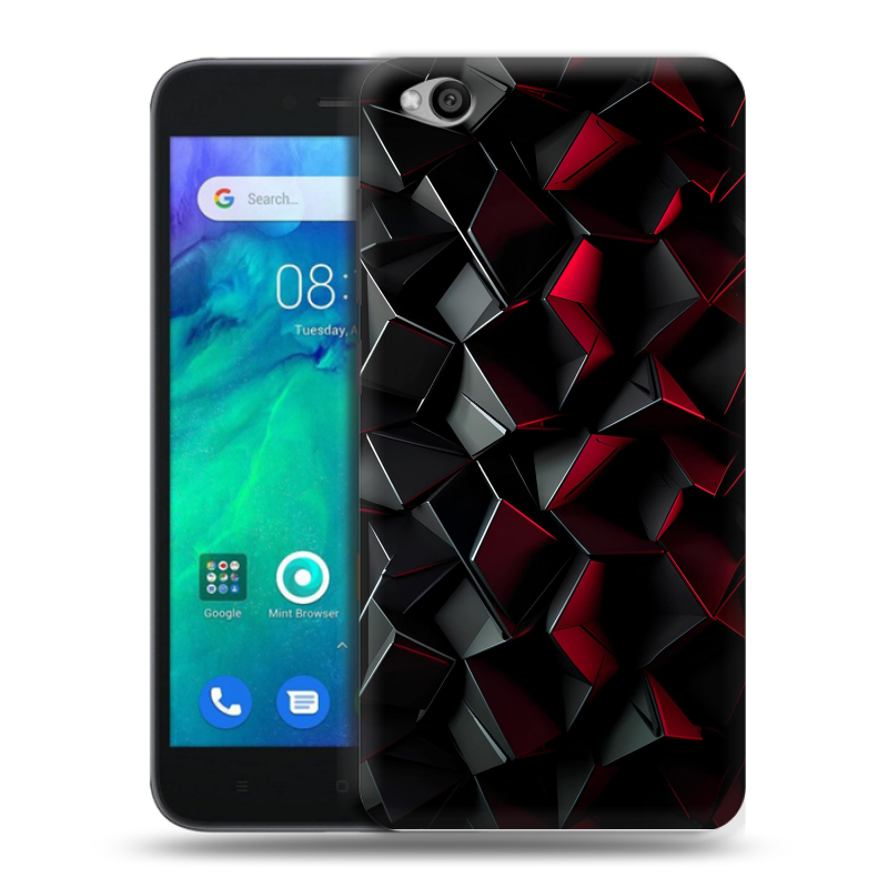Силиконовый чехол на Xiaomi RedMi Go с принтом Абстракция Силиконовый чехол на Xiaomi RedMi Go с принтом Абстракция