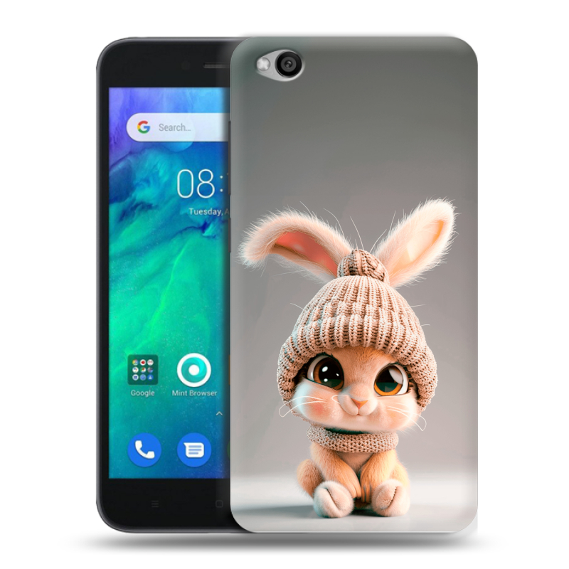 Силиконовый чехол на Xiaomi RedMi Go с принтом Кролик Силиконовый чехол на Xiaomi RedMi Go с принтом Кролик