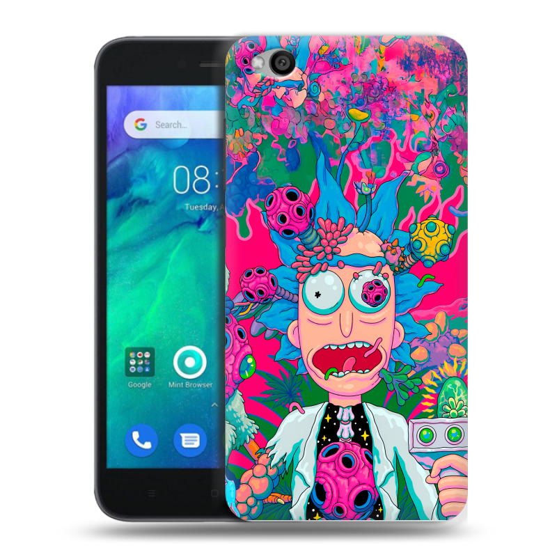 Силиконовый чехол на Xiaomi RedMi Go с принтом Рик и Морти Rick Morty Силиконовый чехол на Xiaomi RedMi Go с принтом Рик и Морти Rick Morty