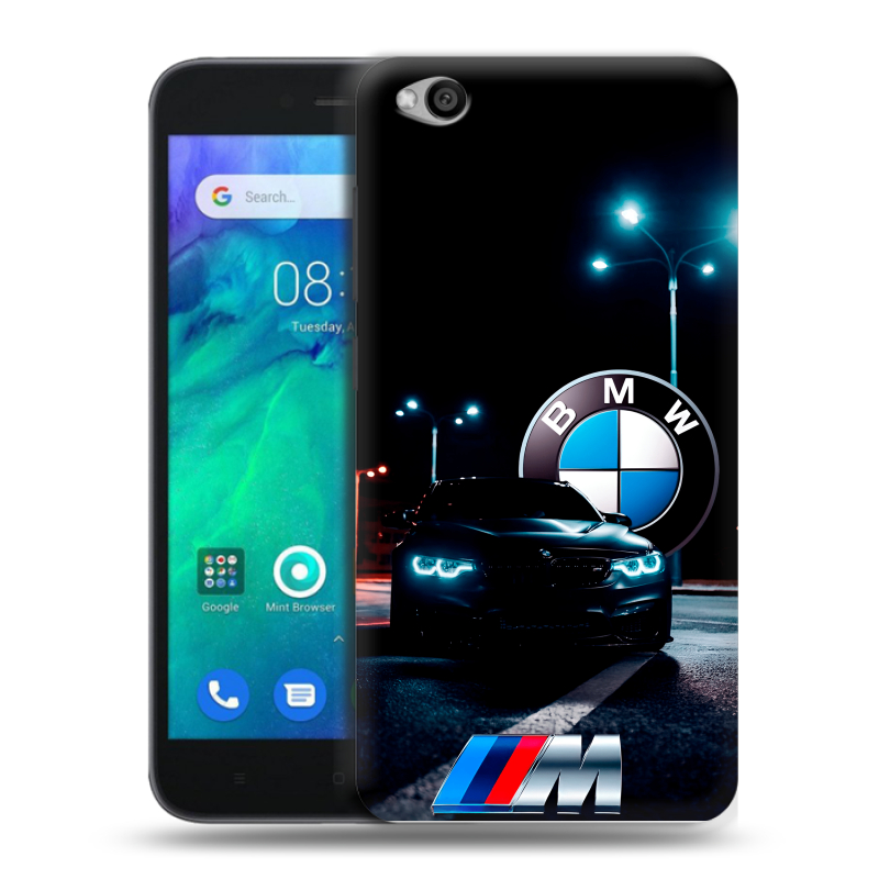 Силиконовый чехол на Xiaomi RedMi Go с принтом БМВ BMW Силиконовый чехол на Xiaomi RedMi Go с принтом БМВ BMW