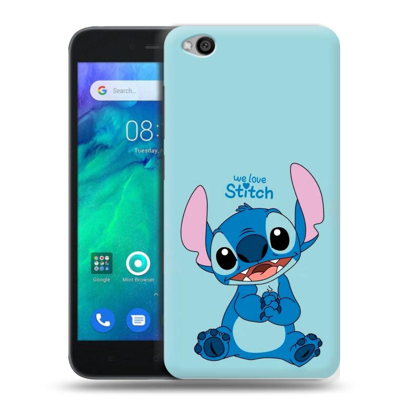 Силиконовый чехол на Xiaomi RedMi Go с принтом Лило и Стич Силиконовый чехол на Xiaomi RedMi Go с принтом Лило и Стич