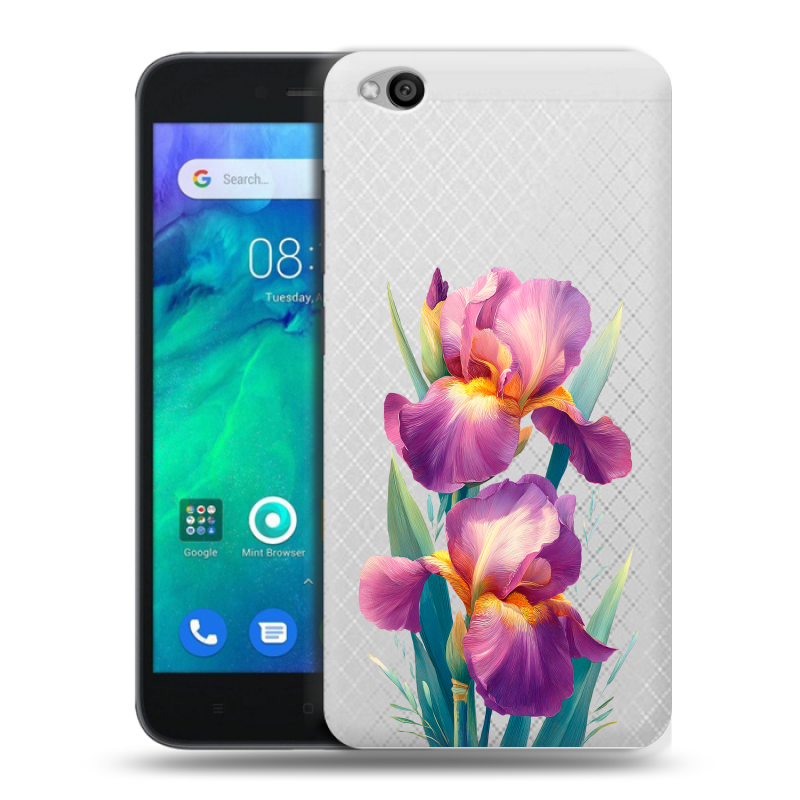 Пластиковый чехол на Xiaomi RedMi Go с принтом Цветы орхидеи Пластиковый чехол на Xiaomi RedMi Go с принтом Цветы орхидеи