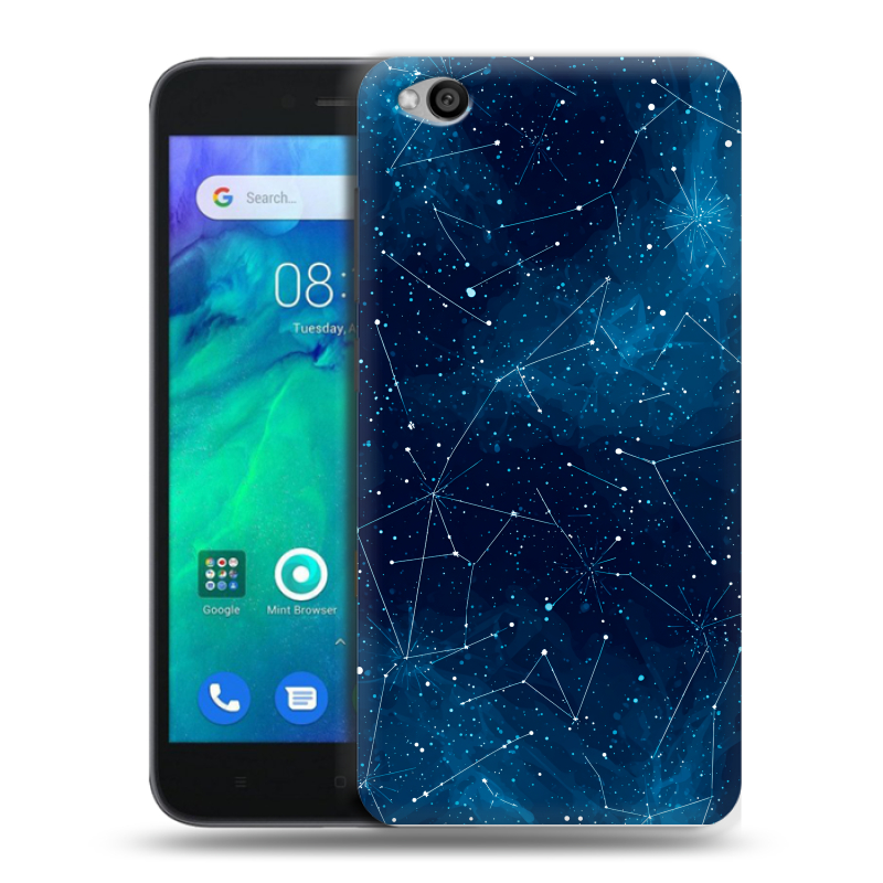 Пластиковый чехол на Xiaomi RedMi Go с принтом Космос звезды Пластиковый чехол на Xiaomi RedMi Go с принтом Космос звезды
