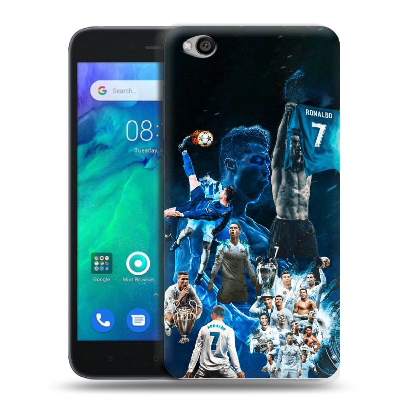 Пластиковый чехол на Xiaomi RedMi Go с принтом Реал Роналдо Пластиковый чехол на Xiaomi RedMi Go с принтом Реал Роналдо