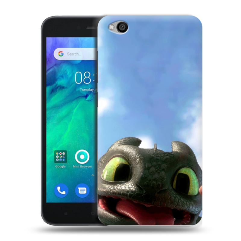 Силиконовый чехол на Xiaomi RedMi Go с принтом Как приручить дракона Силиконовый чехол на Xiaomi RedMi Go с принтом Как приручить дракона