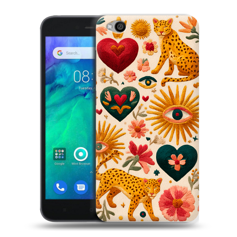 Силиконовый чехол на Xiaomi RedMi Go с принтом Модный принт Силиконовый чехол на Xiaomi RedMi Go с принтом Модный принт