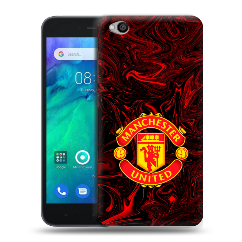 Силиконовый чехол на Xiaomi RedMi Go с принтом Manchester United Силиконовый чехол на Xiaomi RedMi Go с принтом Manchester United