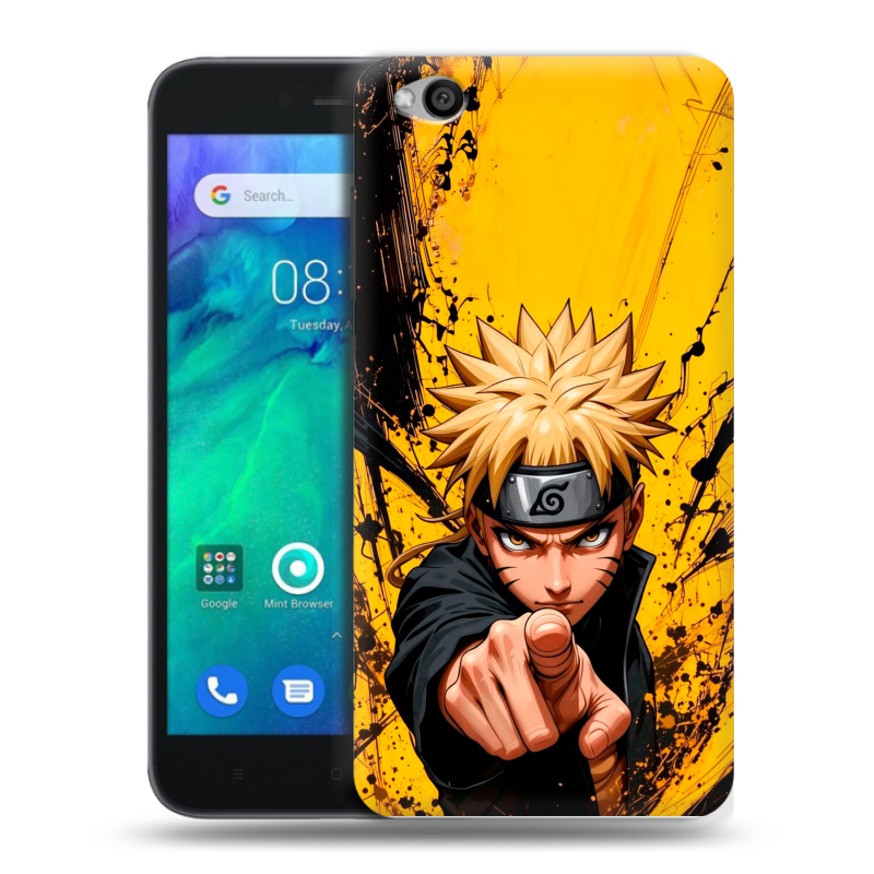 Силиконовый чехол на Xiaomi RedMi Go с принтом Naruto Наруто Силиконовый чехол на Xiaomi RedMi Go с принтом Naruto Наруто