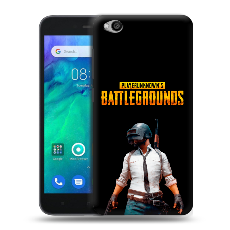 Силиконовый чехол на Xiaomi RedMi Go с принтом PUGB ПАГБ Силиконовый чехол на Xiaomi RedMi Go с принтом PUGB ПАГБ