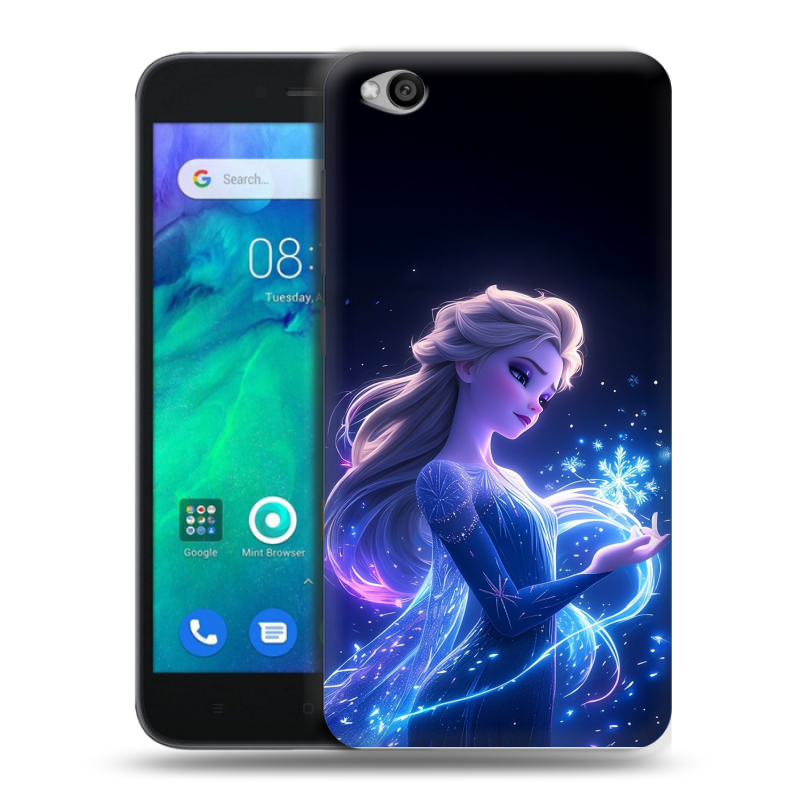 Силиконовый чехол на Xiaomi RedMi Go с принтом Холодное сердце Frozen Силиконовый чехол на Xiaomi RedMi Go с принтом Холодное сердце Frozen