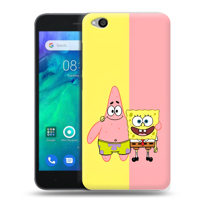 Силиконовый чехол на Xiaomi RedMi Go с принтом Спанч боб Спанчбоб Силиконовый чехол на Xiaomi RedMi Go с принтом Спанч боб Спанчбоб