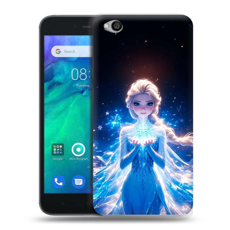 Пластиковый чехол на Xiaomi RedMi Go с принтом Холодное сердце Frozen Пластиковый чехол на Xiaomi RedMi Go с принтом Холодное сердце Frozen