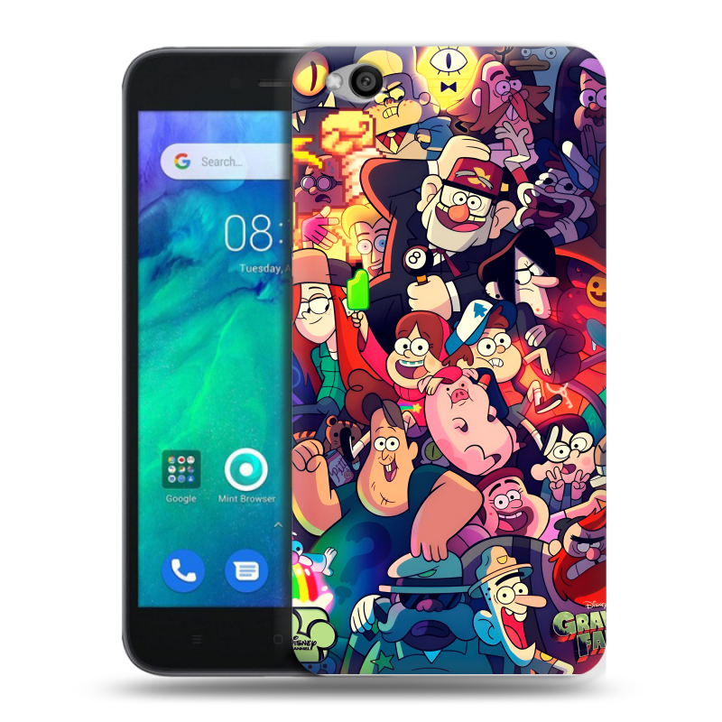 Силиконовый чехол на Xiaomi RedMi Go с принтом Gravity Falls Гравити Фолз Силиконовый чехол на Xiaomi RedMi Go с принтом Gravity Falls Гравити Фолз