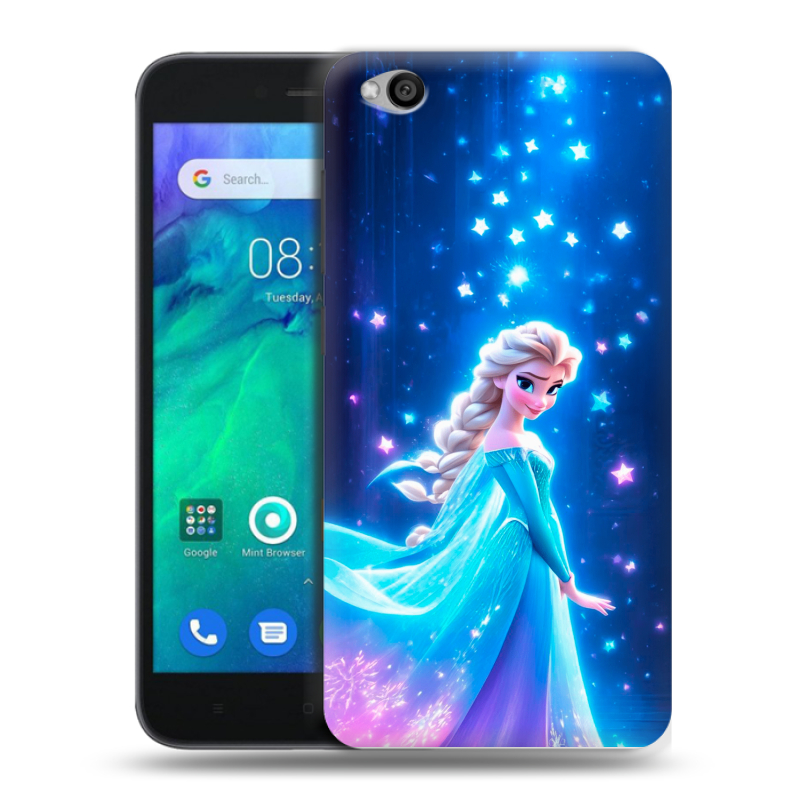 Силиконовый чехол на Xiaomi RedMi Go с принтом Холодное сердце Frozen Силиконовый чехол на Xiaomi RedMi Go с принтом Холодное сердце Frozen