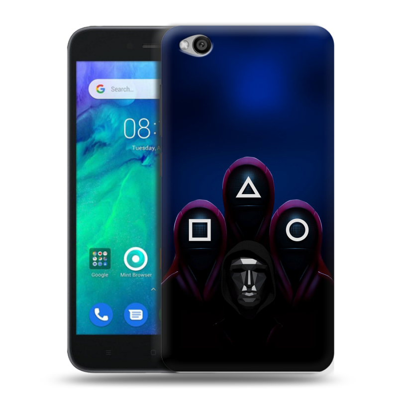 Силиконовый чехол на Xiaomi RedMi Go с принтом Игра Кальмара Силиконовый чехол на Xiaomi RedMi Go с принтом Игра Кальмара