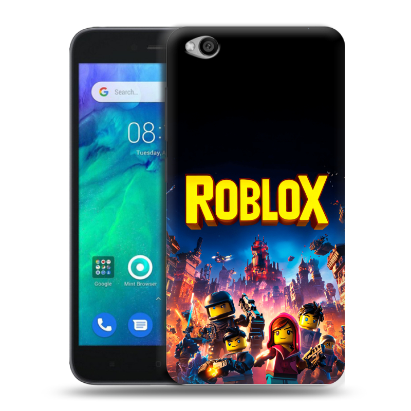 Пластиковый чехол на Xiaomi RedMi Go с принтом Roblox Роблокс Пластиковый чехол на Xiaomi RedMi Go с принтом Roblox Роблокс