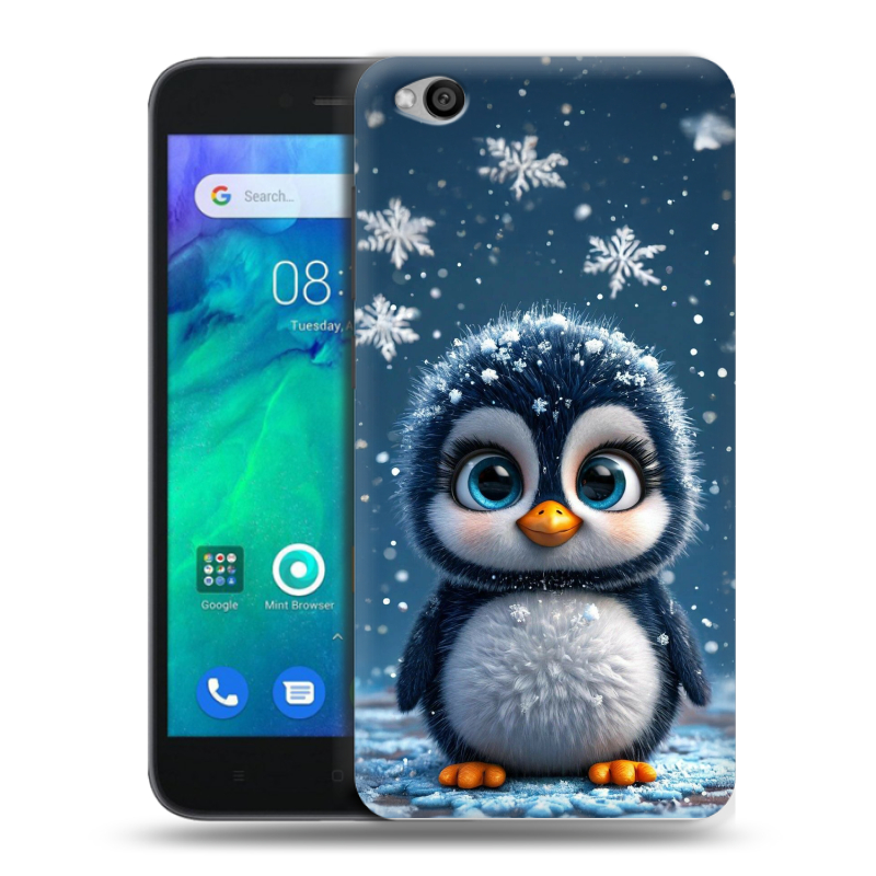 Пластиковый чехол на Xiaomi RedMi Go с принтом Новый год Пластиковый чехол на Xiaomi RedMi Go с принтом Новый год