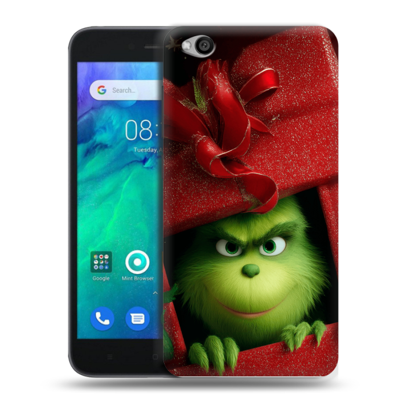 Силиконовый чехол на Xiaomi RedMi Go с принтом Новый год Силиконовый чехол на Xiaomi RedMi Go с принтом Новый год
