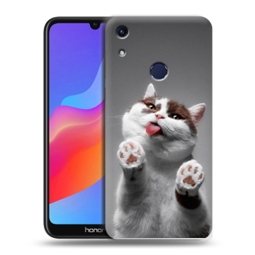 Силиконовый противоударный чехол на Huawei Honor 8A с принтом Коты Силиконовый противоударный чехол на Huawei Honor 8A с принтом Коты