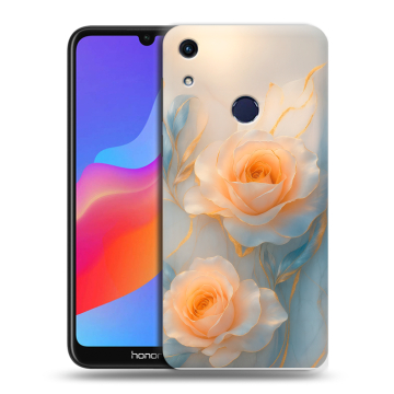 Силиконовый противоударный чехол на Huawei Honor 8A с принтом Женский Силиконовый противоударный чехол на Huawei Honor 8A с принтом Женский