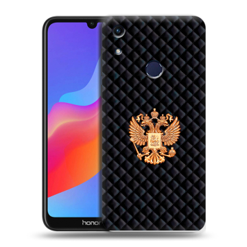 Силиконовый противоударный чехол на Huawei Honor 8A с принтом Герб России принт