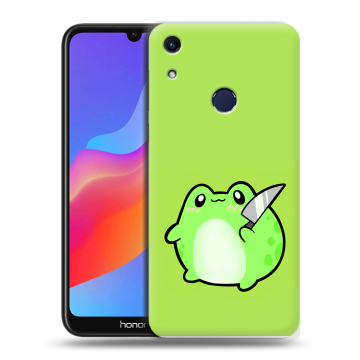 Силиконовый противоударный чехол на Huawei Honor 8A с принтом Лягушенок