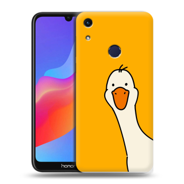 Силиконовый противоударный чехол на Huawei Honor 8A с принтом Утка