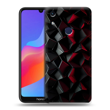 Силиконовый противоударный чехол на Huawei Honor 8A с принтом Абстракция