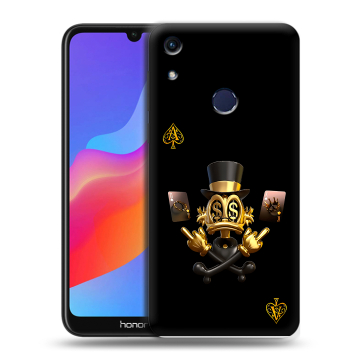 Силиконовый противоударный чехол на Huawei Honor 8A с принтом Золотой скрудж макдак