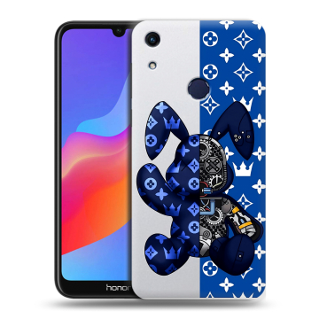 Силиконовый противоударный чехол на Huawei Honor 8A с принтом Луи робот