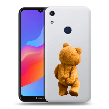 Силиконовый противоударный чехол на Huawei Honor 8A с принтом Медведь
