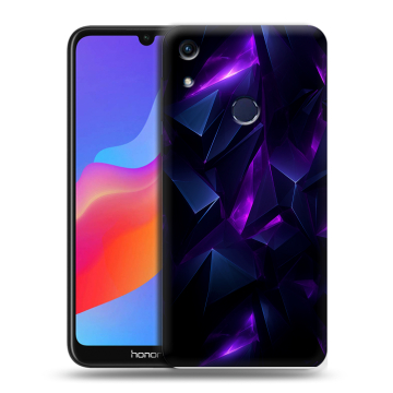 Силиконовый противоударный чехол на Huawei Honor 8A с принтом Абстракиция