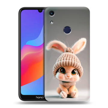 Силиконовый противоударный чехол на Huawei Honor 8A с принтом Кролик