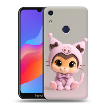 Силиконовый противоударный чехол на Huawei Honor 8A с принтом Куроми Kuromi 