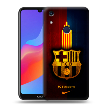 Силиконовый противоударный чехол на Huawei Honor 8A с принтом Барселона Barcelona