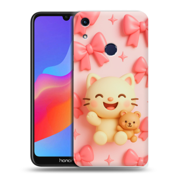Силиконовый противоударный чехол на Huawei Honor 8A с принтом для девочек