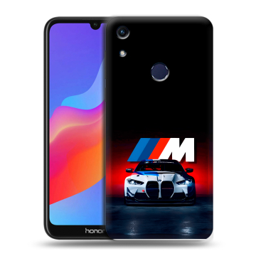 Силиконовый противоударный чехол на Huawei Honor 8A с принтом БМВ BMW