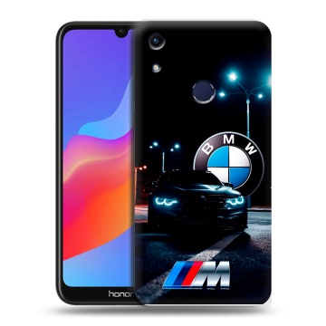 Силиконовый противоударный чехол на Huawei Honor 8A с принтом БМВ BMW